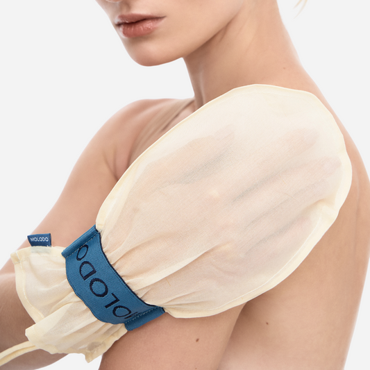 Raw Silk Exfoliating Glove